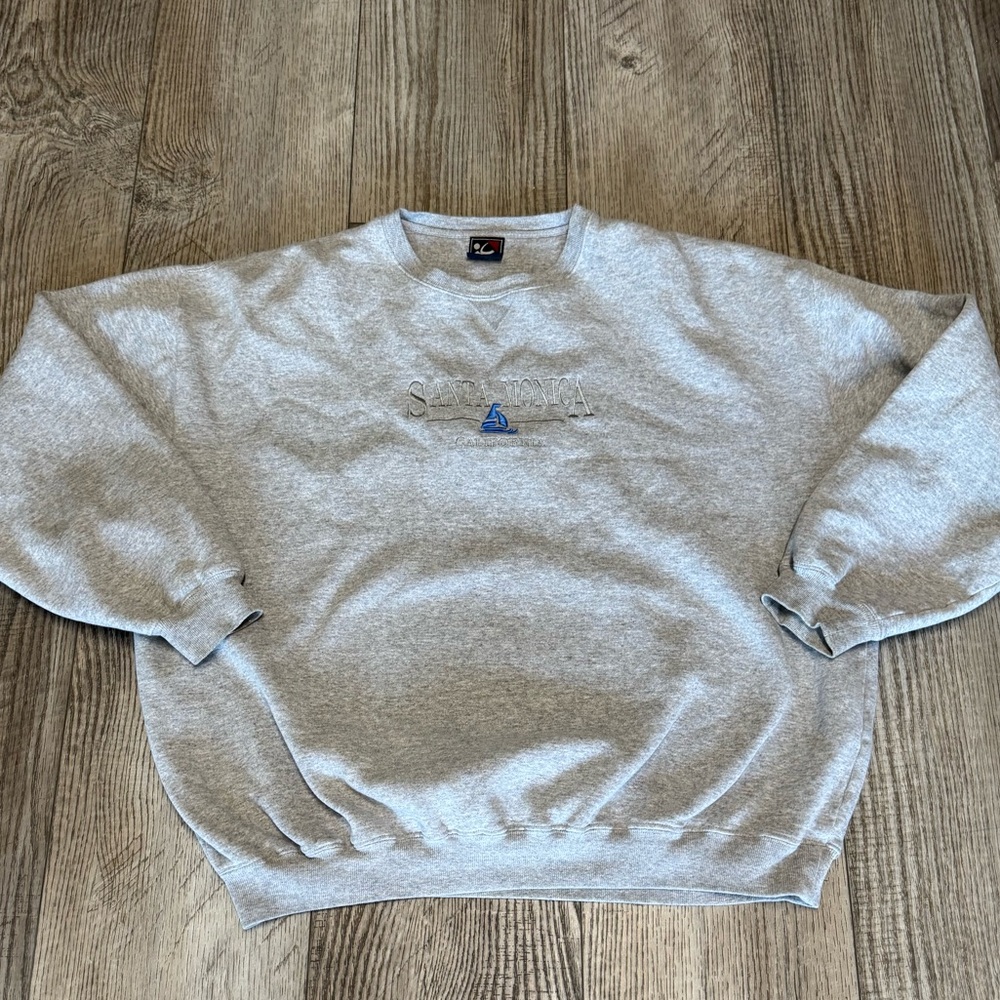 Vintage JC Clothing gray oversized heavyweight Santa Monica California XL/XXL